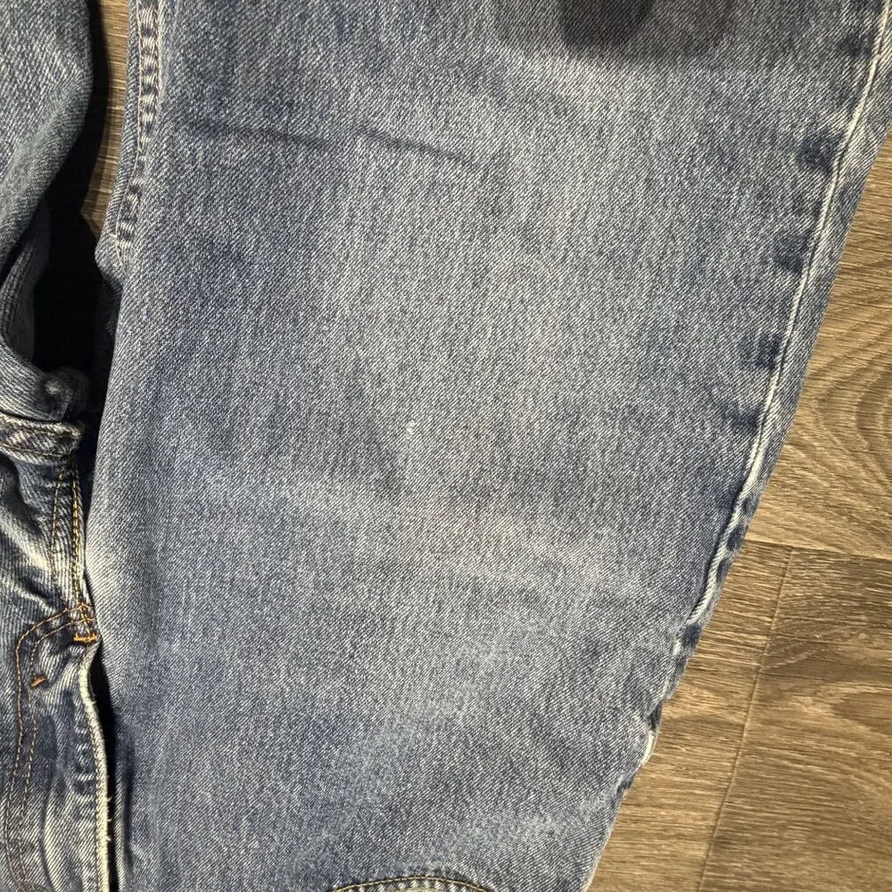 Levis Mens 550 Relaxed Fit Jeans 34x30 Medium Wash Denim Straight Leg 00s